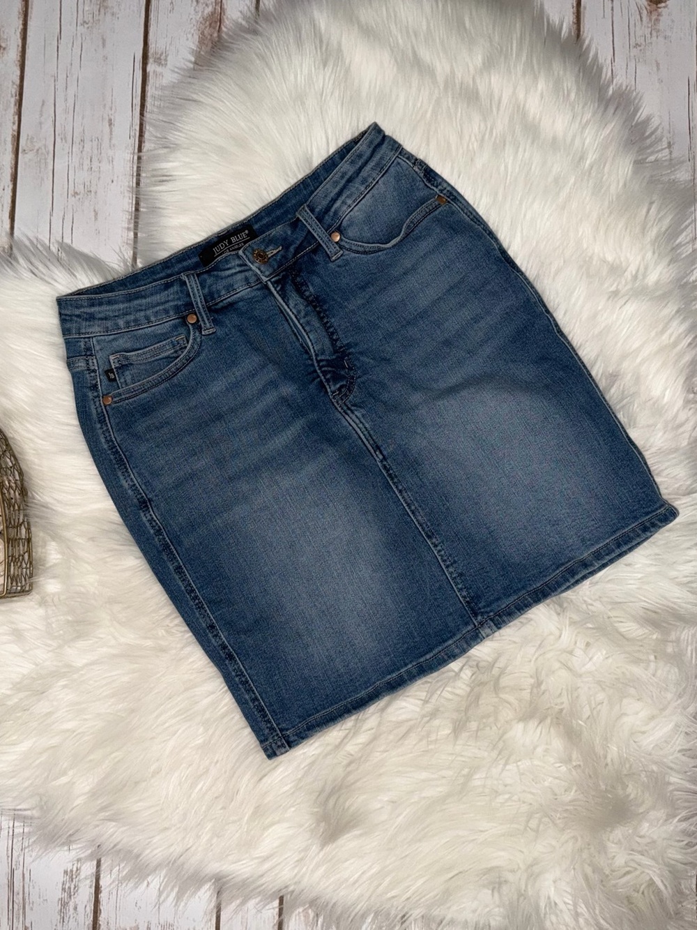 Judy Blue Large Denim Skirt